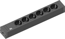 Bachmann Steckdosenleiste Connect Line Schalter,