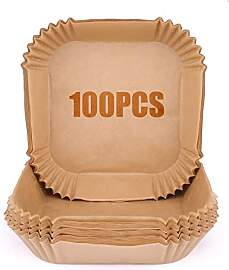 Backpapier für Heißluftfritteuse 1,2L-4,5L, 100