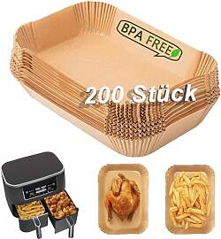 Backpapier für Ninja Heißluftfritteuse, 200