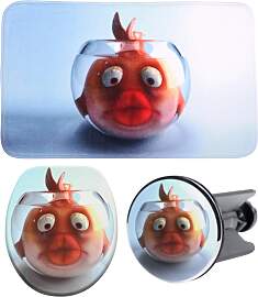Badaccessoire-Set SANILO "Goldfisch",