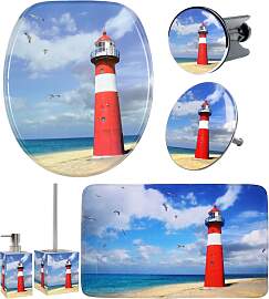 Badaccessoire-Set SANILO "Leuchtturm",