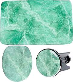 Badaccessoire-Set SANILO "Marmor Grün", 