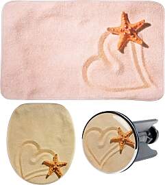 Badaccessoire-Set SANILO "Sandy", braun, 