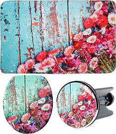 Badaccessoire-Set SANILO "Spring", blau