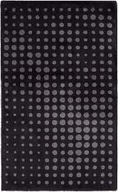 Badematte EGERIA "DOT" Gr. 3, schwarz,