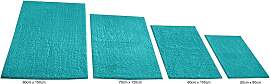 Badematte KINZLER "Chenille" Gr. 4, blau 