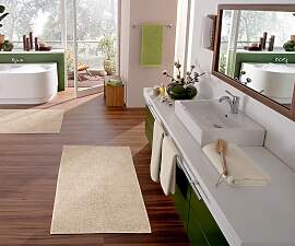 Badematte KLEINE WOLKE "Chrissy", beige
