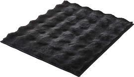 Badematte KLEINE WOLKE "Cloud", schwarz, 