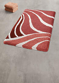 Badematte KLEINE WOLKE "Flame", rot