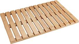 Badematte WENKO, beige (natur), H:10mm, Bambus,