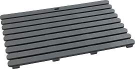 Badematte WENKO, grau, H:3mm, Kunststoff,