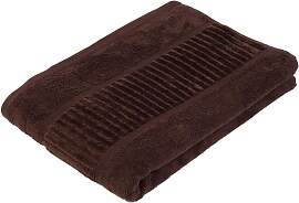 Badetuch GÖZZE "BIO Frottier", braun,