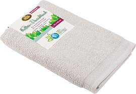 Badetuch GÖZZE "Uni Recycelt", silber