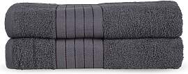 Badetuch GOOD MORNING "Uni Towels", grau 