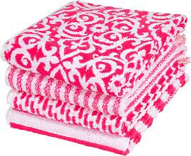 Badetuch PAD "FAMILY, 70x140 cm", pink,