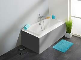 Badewanne OTTOFOND "Cubic", weiß,
