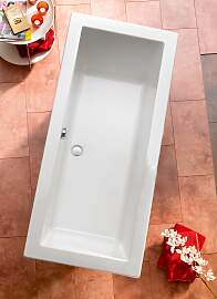 Badewanne OTTOFOND "Cubic", weiß,