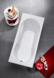 Badewanne OTTOFOND "Julia", weiß,