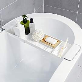 Badewannen-Caddy Tablett, erweiterbares