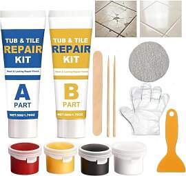 Badewannen Reparaturset,Fliesen Reparaturset für