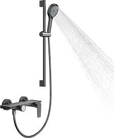 Badewannenarmatur mit 4 Funktionen Handbrause,