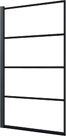 Badewannenaufsatz WELLTIME, schwarz, B:80cm,