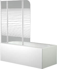 Badewannenfaltwand MARWELL "White