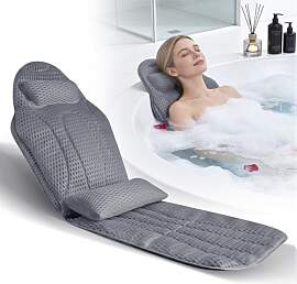 Badewannenkissen Full Body Set mit Lumbalkissen |