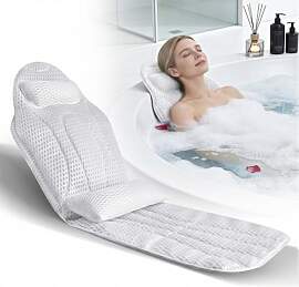 Badewannenkissen Full Body Set mit Lumbalkissen |