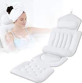 Badewannenkissen mit abnehmbarem Lendenkissen, 144 