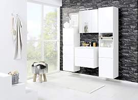 Badezimmer Cardiff ca. 80 cm mit LED Weiß