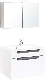 Badezimmer in Weiss/ Eichefarbe 'Siena'