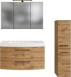 Badezimmer Manchester 3-tlg. ca. 130 cm Wotan Eiche
