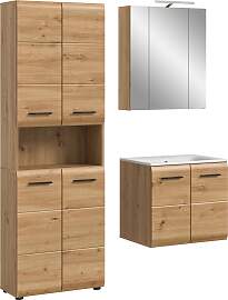 Badezimmer-Set WELLTIME, artisan oak nb, B:135cm