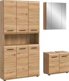 Badezimmer-Set WELLTIME, artisan oak nb, B:165cm
