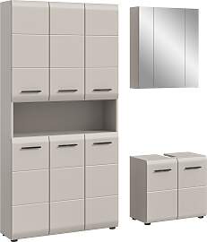 Badezimmer-Set WELLTIME, kaschmir, B:165cm H:185cm 