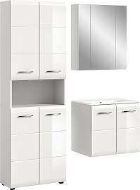 Badezimmer-Set WELLTIME, weiß (weiß hochglanz