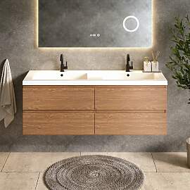 Badezimmermöbel Arato - 140 cm - Warme Eiche -