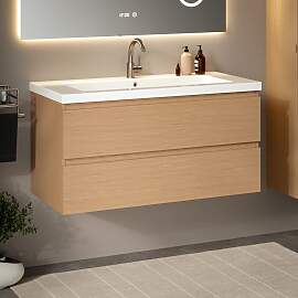 Badezimmermöbel Sena – 100 cm – Helleiche – 
