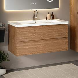 Badezimmermöbel Sena – 100 cm – Warmeiche – 