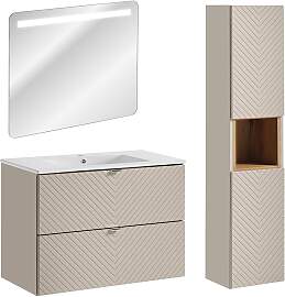 BADMÖBEL 80cm Manoa 2er-Set Kaschmir