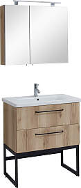 Badmöbel-Set OPTIFIT "Yukon", braun