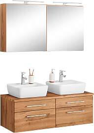 Badmöbel-Set WELLTIME "Davos", braun
