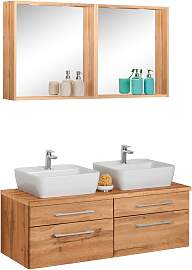 Badmöbel-Set WELLTIME "Davos", braun