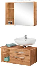 Badmöbel-Set WELLTIME "Davos", braun