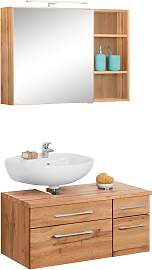 Badmöbel-Set WELLTIME "Davos", braun