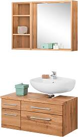 Badmöbel-Set WELLTIME "Davos", braun