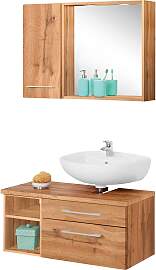 Badmöbel-Set WELLTIME "Davos", braun