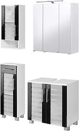 Badmöbel-Set WELLTIME "Jaca", grau