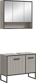Badmöbel-Set WELLTIME "Locri, Breite 80 cm,